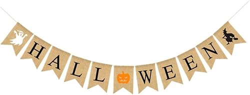 jojofuny Decoración de Halloween Banderines Banner Halloween Araña Adorno Casa Embrujada Accesorios Banner de Halloween Banner Colgante Decoración