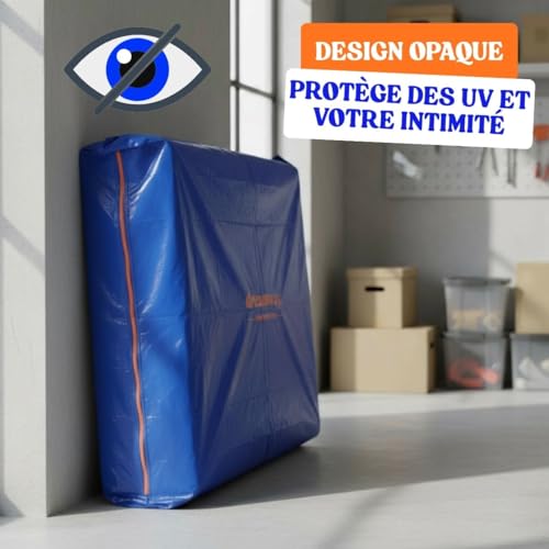 Housse matelas 160x200 pour déménagement et stockage étanche