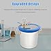 Vacuum Chamber, 3 Gallon - Stainless Steel with Lid Degassing Chamber Perfect, Low Noise Resin Vacuum Chamber Perfect for Stabilizing Wood, Degassing Silicones, Epoxies and Essential Oils