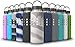 Thermi Protective Silicone Sleeve for Hydro Flask Water Bottles (Marble (Glows Green), 32oz)
