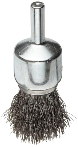 Image of Weiler 10006 3 /4 inch Crimped Wire End Brush, .0104 inch Steel Fill, Made in The USA (Pack of 10)