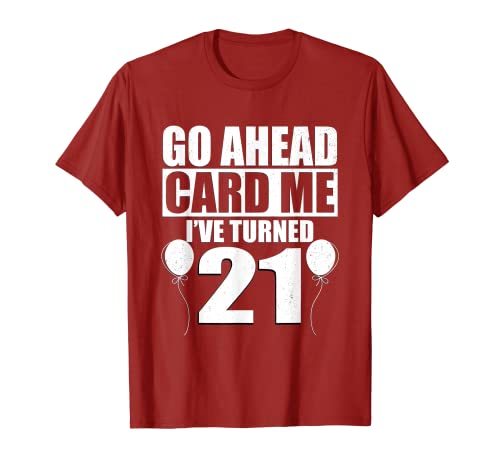 Funny Card Me Celebrant camiseta con vela de pastel de 21 cumpleaños Camiseta