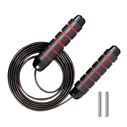 ワークアウトジャンプロープ、フィットネスのためのジャンプロープ,取り外し可能なスキップロープ | 調整可能なトレーニング機器、家のためのポータブルトレーニング用品、ジム、旅行