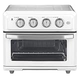 Cuisinart TOA-60W 1800-Watt Non-Stick Air Fryer, Convection Toaster Oven with 7 Functions and Adjustable Thermostat, White (Renewed)
