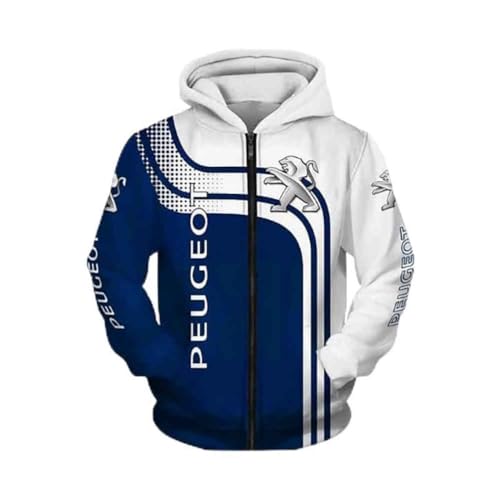 AIMXGBPS Ropa de Coche, para Peugeot 508 SW 2014-2018 Sudadera con Capucha de algodón para Exteriores con Capucha Sudadera de Manga Larga Chaqueta Deportiva cómoda,M-B