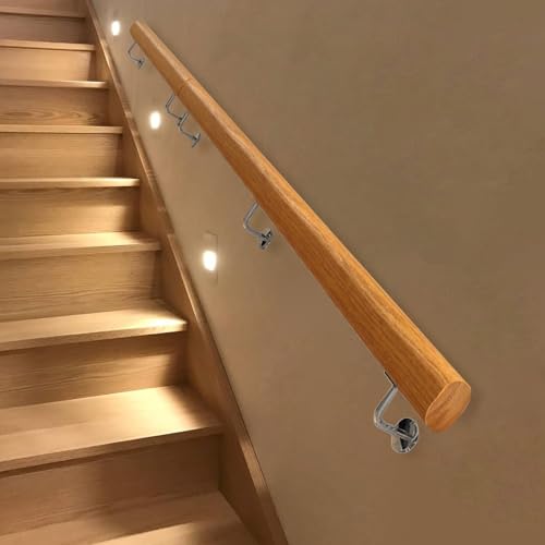 Rampe d'escalier en bois kit complet support mural de 1 à 15ft - 2