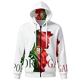 veste portugal junior Tissu Confortable et Respirant :Ce sweat à capuche zippé est fabriqué à partir d'un mélange de polyester de haute qualité, offrant une sensation douce, confortable et respirante. Il est léger, chaud et durable, avec une excellente résistance au boulochage et à la décoloration. Grâce à sa fermeture éclair, il est facile à mettre et à enlever, tout en assurant un parfait équilibre entre chaleur et durabilité. Idéal pour un usage quotidien, ce sweat combine confort et style.