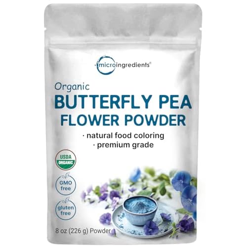 Organic Butterfly Pea Flower Powder 8 oz | Bayland Health