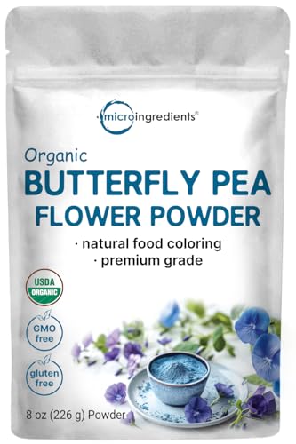 Organic Butterfly Pea Flower Powder 8 oz
