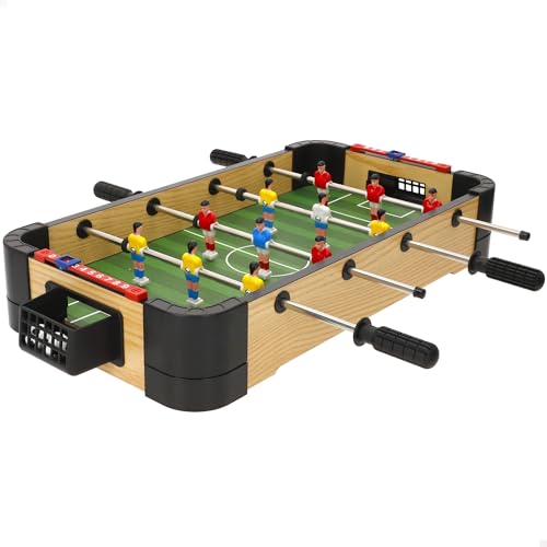 ColorBaby CB Games - Mesa de futebol, corpo plástico resistente, 12 jogadores, com marcadores manuais, para 2 pessoas, mesas de futebol para crianças, futebol infantil, brinquedos 6 anos (39527)