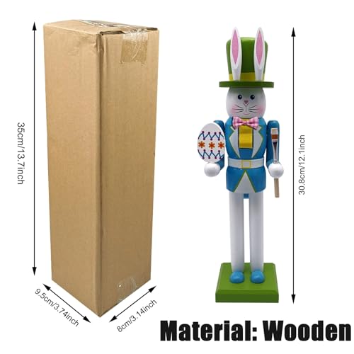 Easter-Nutcracker12-Wooden-Rabbit-Sculpture-with-Carrot-KeychainBunny-Holiday-DecorationsCraft-Animal-FigurinesRabbits-Statues-Ornaments-for-Home-OfficeEaster-Indoor-Party-DecorLightPink Easter Nutcracker12 Wooden Rabbit Sculpture with Carrot KeychainBunny Holiday DecorationsCraft Animal FigurinesRabbits Statues Ornaments for Home OfficeEaster Indoor Party DecorLightPink