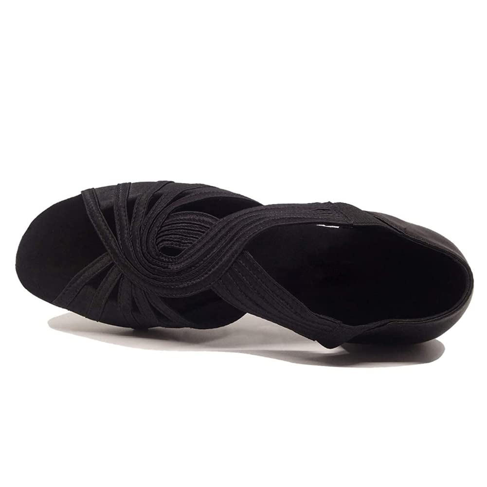 HIPPOSEUS Zapatos de Baile Latino de salón para Mujer
