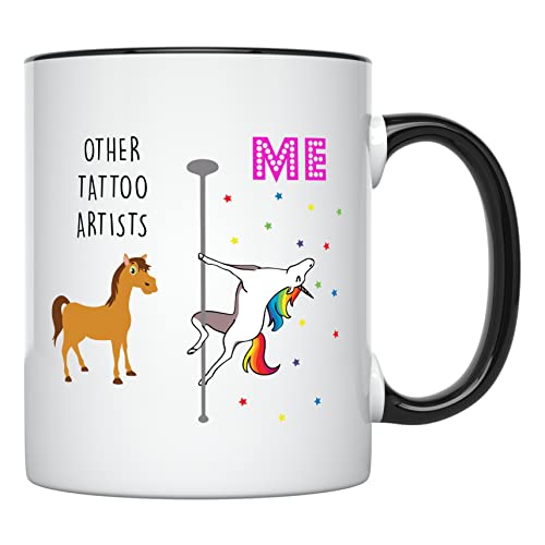 YouNique Designs Tattoo Artist Mug 11oz Black Handle