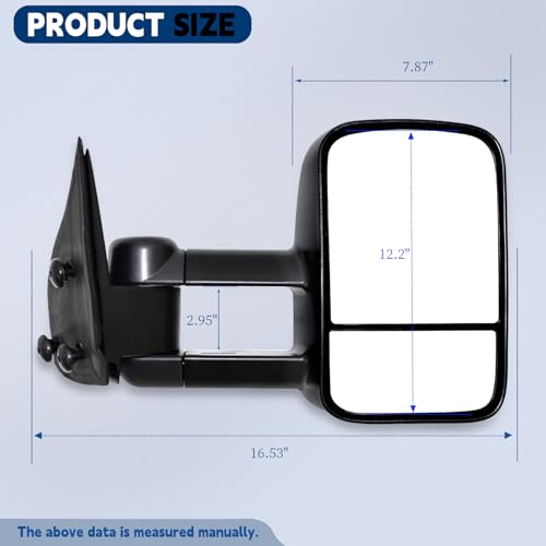 AERDM Tow Mirrors for 1999-2006 Chevy GMC Silverado Sierra Pickup Truck by AERDM - Used condition - Image 2