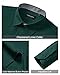 Alimens & Gentle Dress Shirts for Men Green Long Sleeve Transitional Weather Casual Formal Prom Button Down Shirt with Pocket