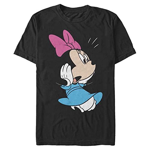 T-shirt noir Mickey Minnie pour homme grand t-shirt Disney manches courtes 3XL