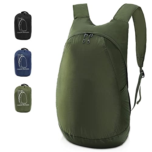 MULISOFT 30L Foldable Hiking Backpack, Lightwight Camping Backpack For Men & Women, Water-resistant Travel Daypack