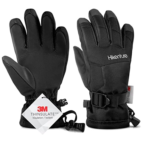 Guantes de esquí impermeables para niños HIKENTURE Cover