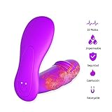 Masajeador Control Remoto Inalámbrico 15m Para Mujer, con Función de Ca-lefacción y 10 Modos, Masajeador de Dos Motores para Relajar el Cuerpo