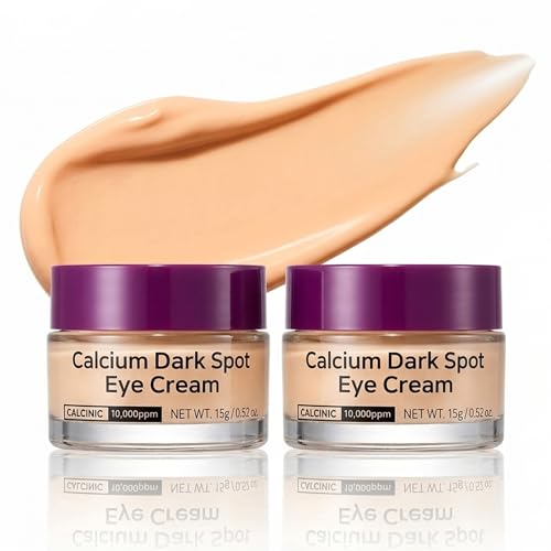 Tivurelia Calcium Dark Spot Eye Cream 2 Pack | Anti-Aging Eye Cream for Dark Circles Sagging and Elasticity