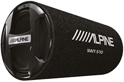 Alpine SWT-S10 1200W Max (250W RMS) Single 10" Sealed Subwoofer.