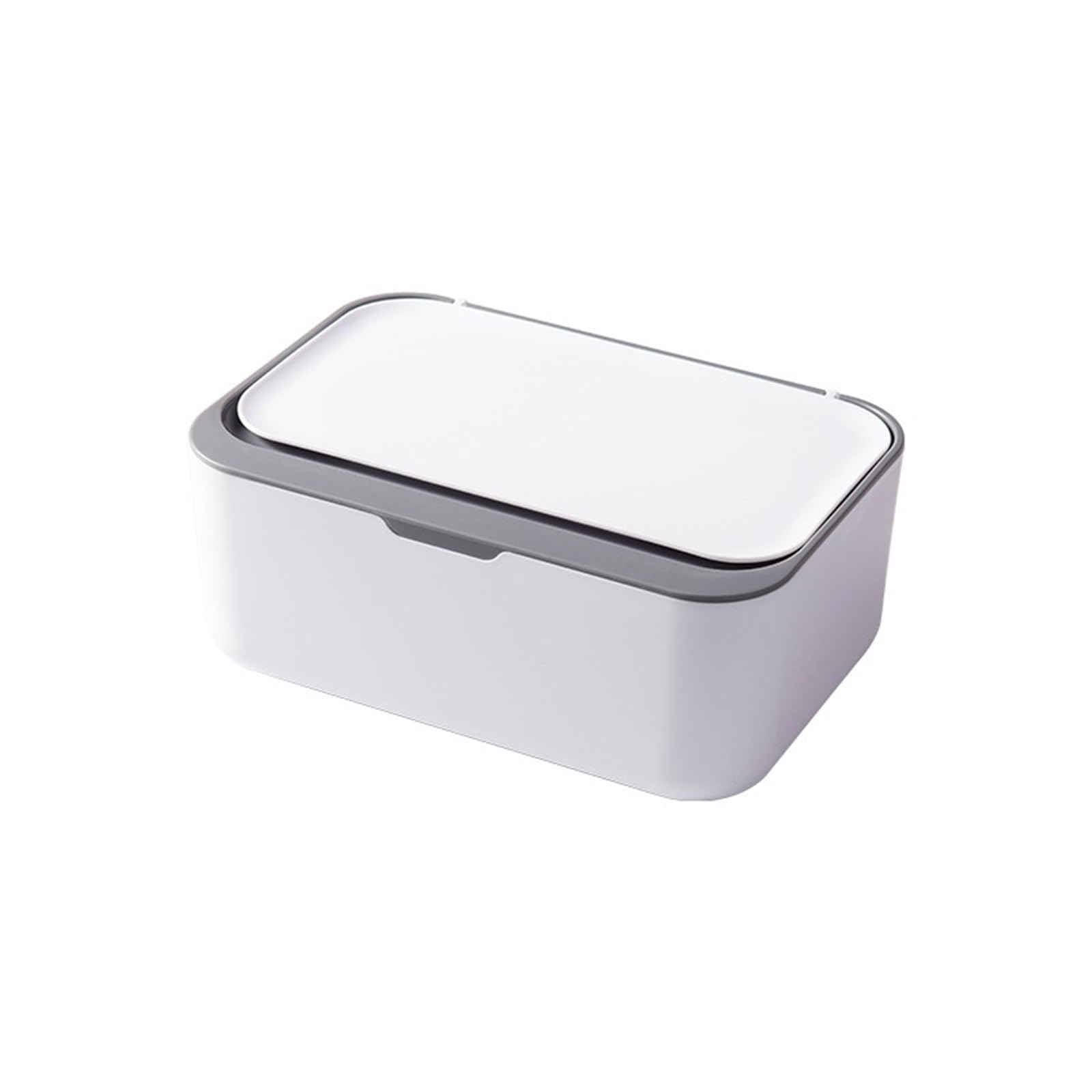 Wipes Dispenser Wipe Holder Portable Refillable Container Napkin Fresh Case Tissue Boxes Storage Box for Office Home(Grey)