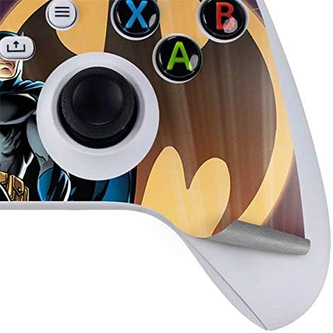 Skinit Decal Gaming Skin Compatible with Xbox Series S Controller - Officially Licensed DC Comics Batman in The Sky Design