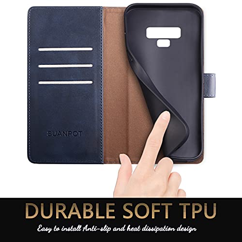 Housse Samsung Note 9 SUANPOT bleue idéale pour sorties et voyages actifs