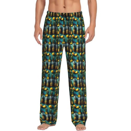 Pantalon de pyjama homme imprimé fruits vêtements de nuit confort