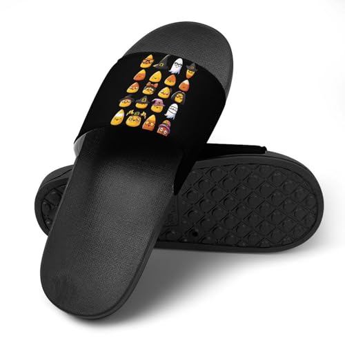 Funny Corn Halloween Costumes House Sandals Non-Slip Bathroom Slippers Beach Summer Shoes for Men Women4