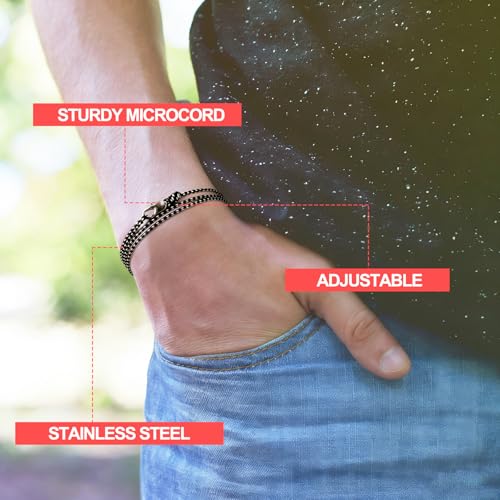 Liliaafar 12 Pcs Surfer Bracelet Anklet with Snap Hook Clasp Waterproof Adjustable Thin String Ankle Bracelets for Men Women
