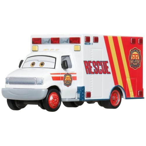 Ambulance Cars Disney Pixar : véhicule miniature en métal pour enfant dès 3 ans