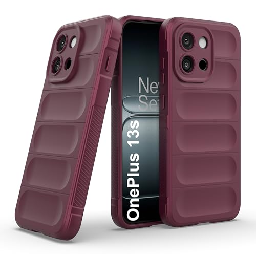 Image of Zapcase Back Case Cover for OnePlus 13s | Compatible for OnePlus 13s Back Cover | Liquid Silicon Magic Case with Camera Protection | Plum