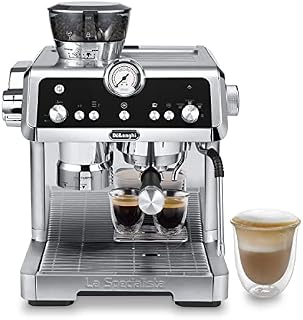 De'Longhi Specialista Prestigio, Barista Pump Espresso Machine, Bean to Cup Coffee and Cappuccino Maker, EC9355.M, Metal