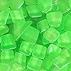 Milltown Merchants - Glow in The Dark Mosaic Tiles - Arts and Crafts - Indoor/Outdoor Projects - Green - 1 Pound Bag #1