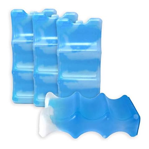 Healthy Packers Ice Packs for Coolers | Can Coolers | Breastmilk Cooler Ice Pack | Long-Lasting Reusable Ice Packs (6 Can - 4 Pack) Cover