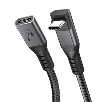 Xaosun Cable Usb 4 De 240 W, Cable Thunderbolt 3 De 90 Grado | Cuotas sin interés