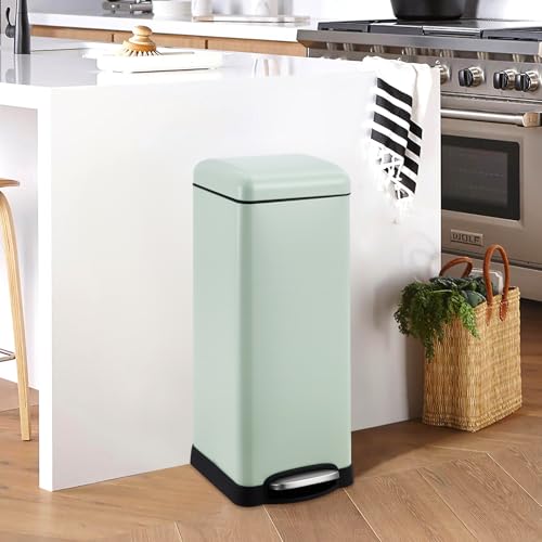 Caneca de basura de acero inoxidable 30 litros con pedal miniatura 7
