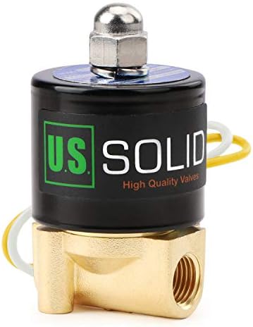 U.S. Solid U. S. Solid 1/4 Stainless Steel Electric Solenoid Valve 24V Dc Normally Closed