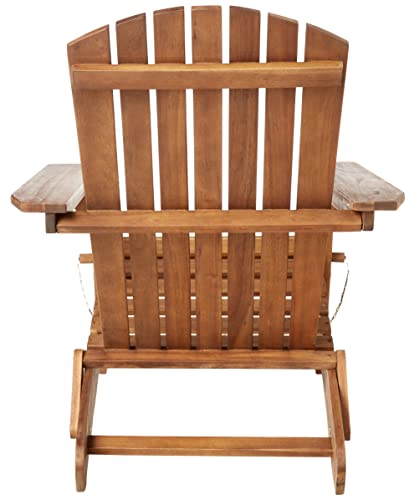 Amazon Aware Fsc Certified Outdoor Folding Adirondack Chair, Acacia Wood, Natural Finish #TOP4