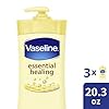 Vaseline-hand-and-body-lotion-Intensive-Care-Moisturizer-for-Dry-Skin-Essential-Healing-Clinically-Proven-to-Moisturize-Deeply-With-One-Application-203-oz-3-count Vaseline hand and body lotion Intensive Care Moisturizer for Dry Skin Essential Healing Clinically Proven to Moisturize…