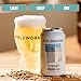 Fieldwork Non-Alcoholic Craft Beer 12 Fl Oz, Light American Pils, Vegan, Low-Calorie, 6-Pack Cans