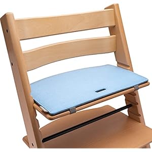 Kinderstoelkussen compatibel met Tripp Trapp hoge stoel, zitkussen voor kinderstoel van hoogwaardig vilt, accessoires voor hoge trapstoel, baby- en kinderstoel Mahona