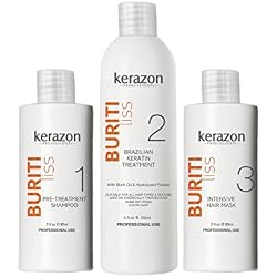Clarifying Shampoo with Brazilian Keratin Treatment and Intensive Hair Mask KIT Tratamiento de Keratina Alisado 120ml 4fl.oz