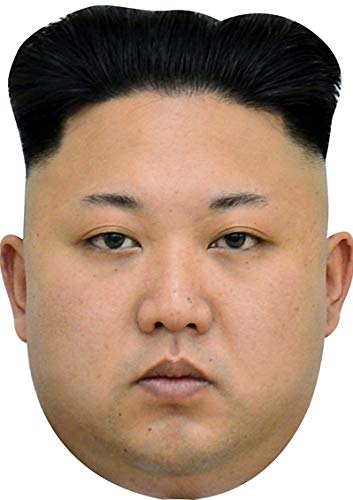 FoxyPrinting Kim Jung Un Uk Politician Celebrity Cardboard Party Face Mask Fancy Dress