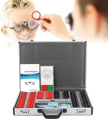 Optometrische Testlinsenbox, 266 Stück