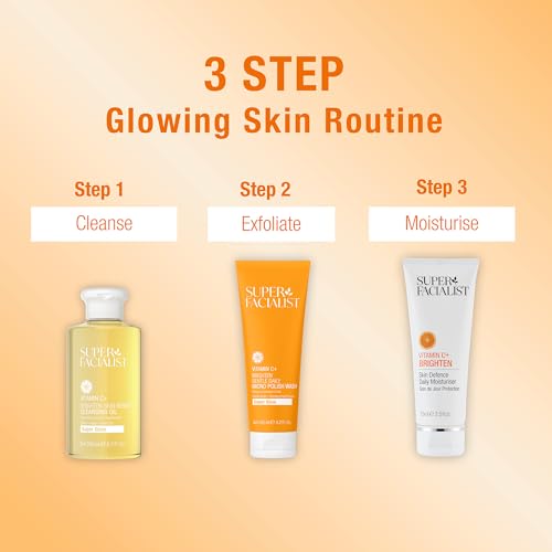 Super Facialist - Vitamin C + Brighten Gentle Daily Micro Polish Wash, Face Wash for Removing Dead Cells & Daily Impurities with Biodegradable Micro Beads, Vegan Friendly, 125ml - Image 7