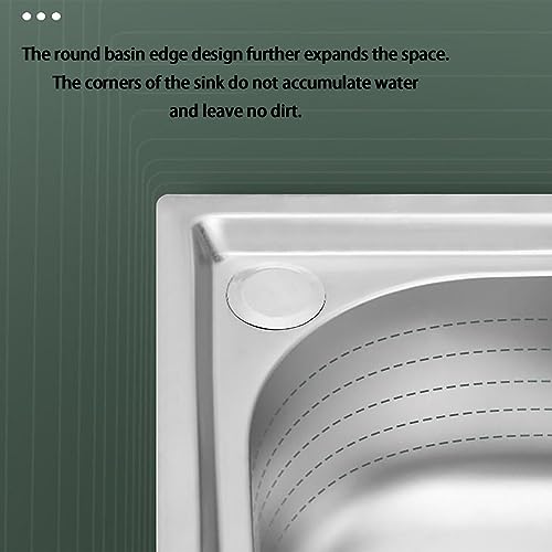 Évier de cuisine compact pour petit espace et restauration avec robinet - 7