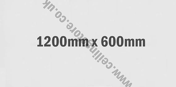 Suspended Vinyl PVC Gypsum Laminated Tiles - Easy Clean & Wipe Able 1195mm x 595mm Waterproof