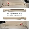Givifive Car Seat Gap Filler Set of 2, Soft Foam Multifunctional Seat Side Gap Filler with Organizer & Hook Function, 3in1 Gap Stopper Universal Fit Car SUV Truck Fill The Gap Between Seat & Console #5